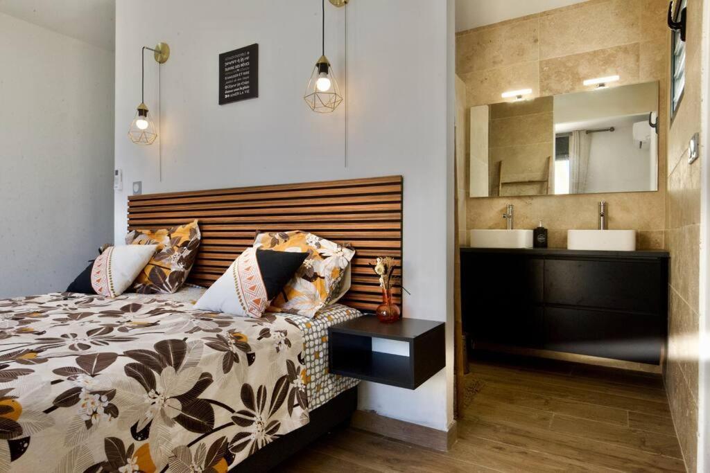 Villa Du Beau Vallon 2 Jacuzzi Privatif Et Piscine Chauffee Partagee Saint-Benoît Екстериор снимка